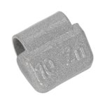 Sealey Plastic Coated Zinc Plated Hammer-On Wheel Weight for Alloy Wheels 10g - Pack of 100