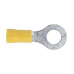 Sealey Easy-Entry Ring Terminal 8.4mm (5/16"), Yellow - Pack of 100