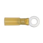 Sealey Heat Shrink Ring Terminal 6.4mm, Yellow - Pack of 25