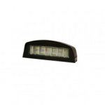 Durite - Lamp Number Plate LED 12/24 volt Black  - 0-453-70