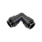 Elbow connector, plastic D: 18 mm DT Spare Parts 9.85848 (10 pieces)