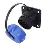 Durite - Socket Waterproof Heavy Duty 2 Pole Bulk Head Plastic 32 amp  - 0-462-79