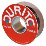 Durite - Cable Single 28/0.30mm Black PVC 500M - 4-943-01A