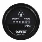 Durite - Hour Meter 52mm 10-80 volt  - 0-523-08