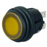 Durite - Switch Rocker Round On/Off Amber LED 24 volt  - 0-531-80