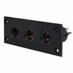 Durite - Socket DIN 3 Way Panel Mount  - 0-601-54