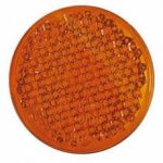 Durite - Reflector Red 55mm Round Adhesive Bag of 10 - 0-665-75