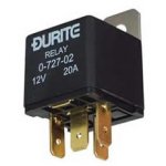 Durite - Relay Mini Normally Closed 20 amp 12 volt  - 0-727-02