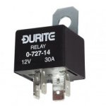 Durite - Relay Mini Make/Break 30 amp 12 volt with Diode  - 0-727-14