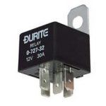 Durite - Relay Mini Make/Break Twin Terminal 40 amp 12 volt  - 0-727-32