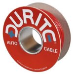 Durite - Cable Single Thin Wall 97/0.30 Red PVC 30M - 0-939-05A