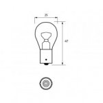 Durite - Bulb 24V 21W BA15S  - 7-002-41