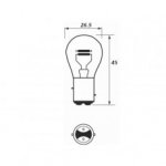 Durite - Bulb 24V 21/5W BAY15D  - 7-003-34