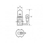 Durite - Bulb 12V 55W H3 UV HALOGEN  - 7-004-53