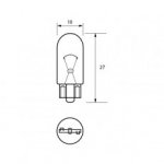 Durite - Bulb 24V 3W W2.1x9.5D 10mm  - 7-005-05