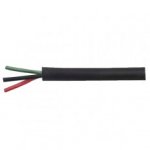 - Cable 3 Core Thin Wall  32/0.20mm Rd/Gn/Bk with Black Outer 500M - 4-994-50