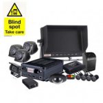 - 6 Cam DVR Kit, 9" Monitor, Side Detection Kit  - 0-774-41