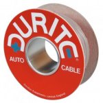 Durite - Cable Single Thin Wall 44/0.30 White PVC 30M - 0-935-07A