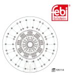 Clutch Disc - Febi 105114 - Pack Size: 1