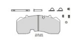 Brake Pad Full Kit MAN TGA TGX