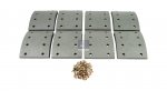 Drum brake lining kit, axle kit - oversize W: 150 mm, S: 21,7 mm DT Spare Parts 5.92165