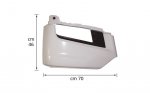 LOWER BUMPER RH (WITH FOGLAMP HOLES) PRIMER - M6S102