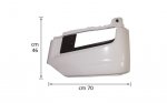 LOWER BUMPER LH (WITH FOGLAMP HOLES) PRIMER - M6S103