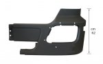 SIDE BUMPER LH GREY NO FOG HOLE - MP2183