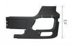 SIDE BUMPER LH GREY WITH FOG HOLE - MP2187