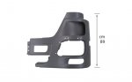 SIDE BUMPER LH GREY WITH FOGHOLE WITH AIR INLET - MS2189