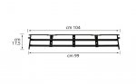 UPPER/LOWER GRILLE STEEL - V2H207