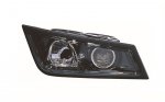 FOGLAMP WITH CORNERING LAMP RH H3+H7 BLACK - V3H726B