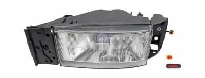 Headlamp, left DT Spare Parts 7.25016