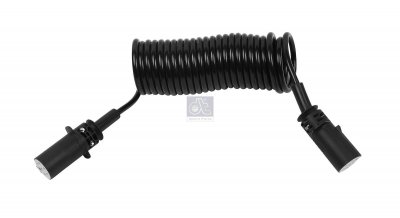 Electrical coil 24 V, L: 5 m, Type S, ISO 3731, 7 poles DT Spare Parts 2.25412