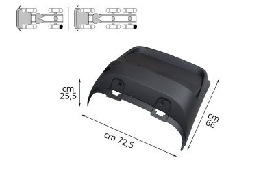 REAR MUDGUARD LH (NO MUDFLAP) - D5X407