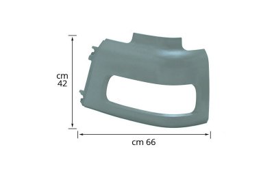 HEADLAMP HOUSING LH GREY - DCF107G