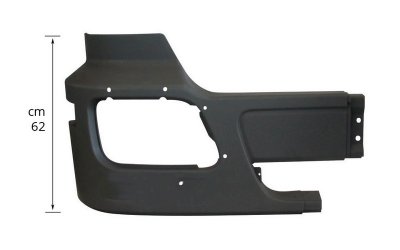 SIDE BUMPER RH GREY NO FOG HOLE - MP2182