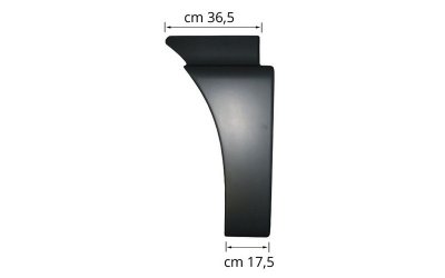 LH MUDGUARD TRIM (GREY) - MXX363G