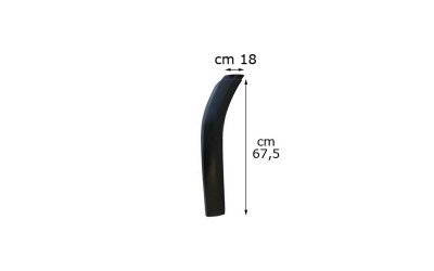 RH SIDE MUDGUARD (REAR PART) - SC1043