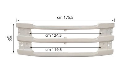 UPPER FRONT GRILLE (H=59cm) - SC1087