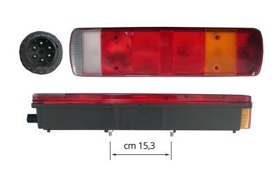 TAIL LAMP LH (152mm) - SRS755