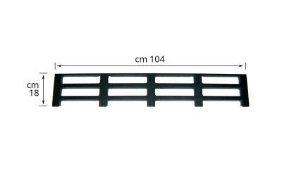 UPPER/LOWER PLASTIC GRILLE - V2H206