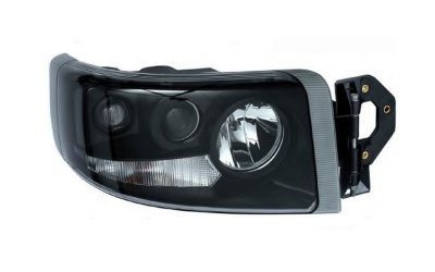 RH HEADLAMP MANUAL 5-FUNCT. (BLACK) - RN1017