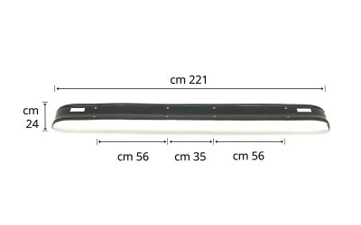 SUNVISOR (WITH LAMP HOLES) - VFHSV1