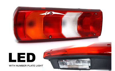 LH REAR LAMP WITH NPL (SIDE PLUG LED TYPE) - MB1260