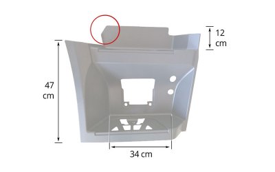 FOOTSTEP LOWER RH PRIMER - ACTROS MP4 - MB1274