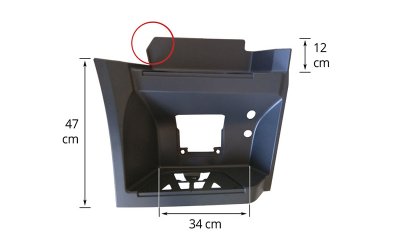 FOOTSTEP LOWER RH GREY - ACTROS MP4 - MB1274G