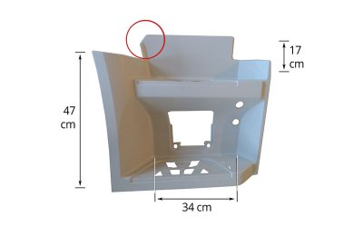 FOOTSTEP LOWER RH PRIMER - ACTROS MP4 - MB1276