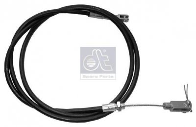 Control wire, front flap L: 1320 mm DT Spare Parts 1.22558