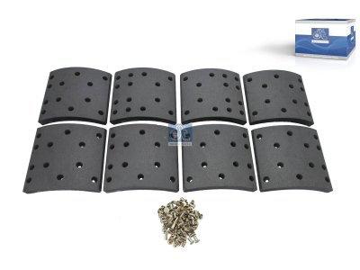 DT Spare Parts - Drum brake lining kit - 7.92424